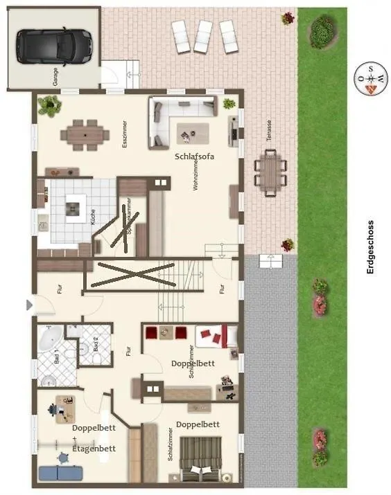 Apartment Haus Kreuzeckwiese - Fewo Juebilaumsgrat Garmisch-Partenkirchen